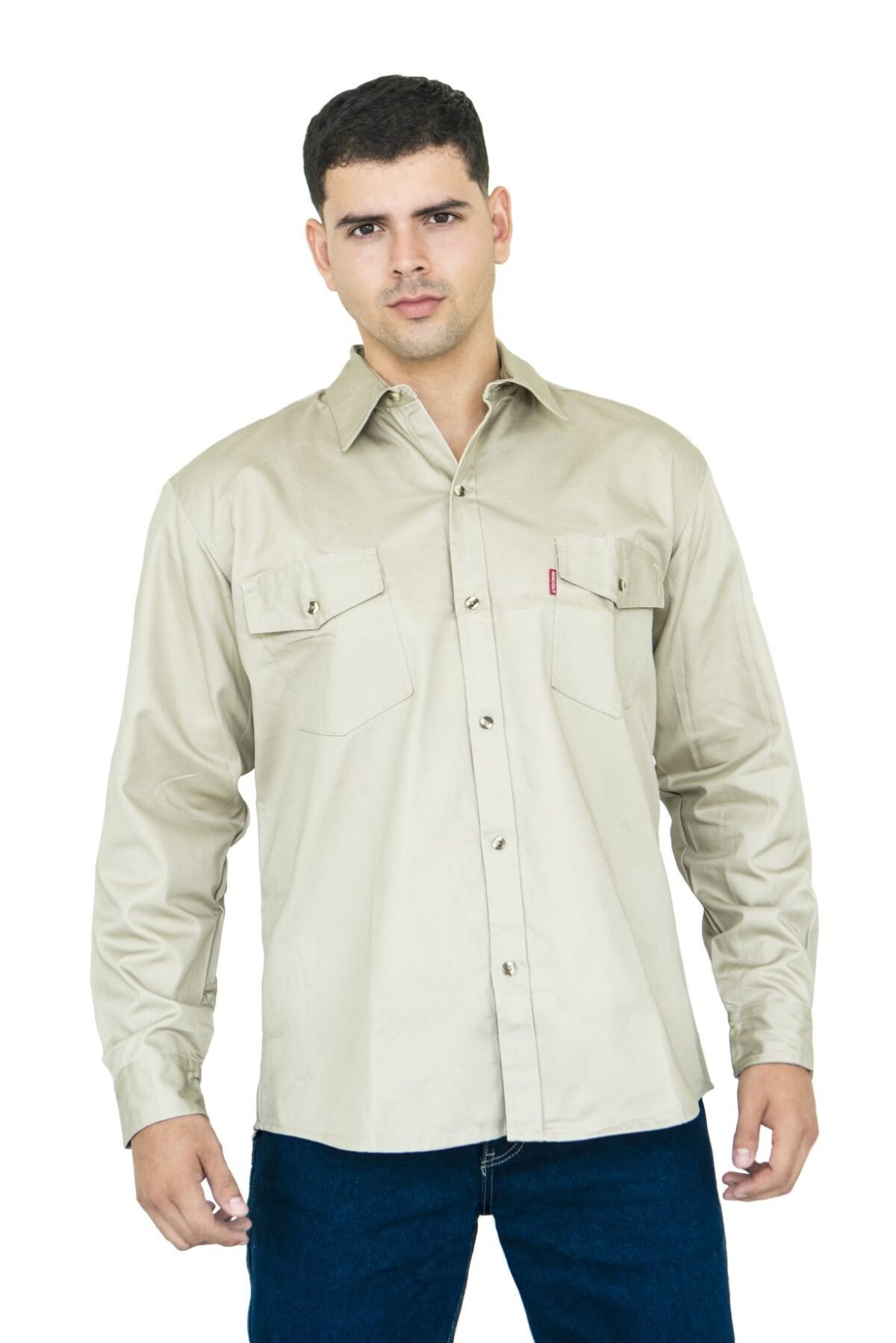 CAMISA GABARDINA 100% ALG.